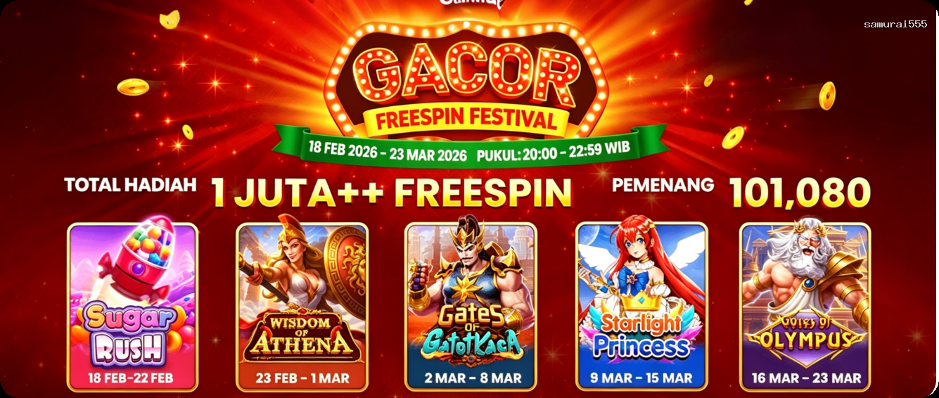Login samurai555 Sekarang Bonus Melimpah